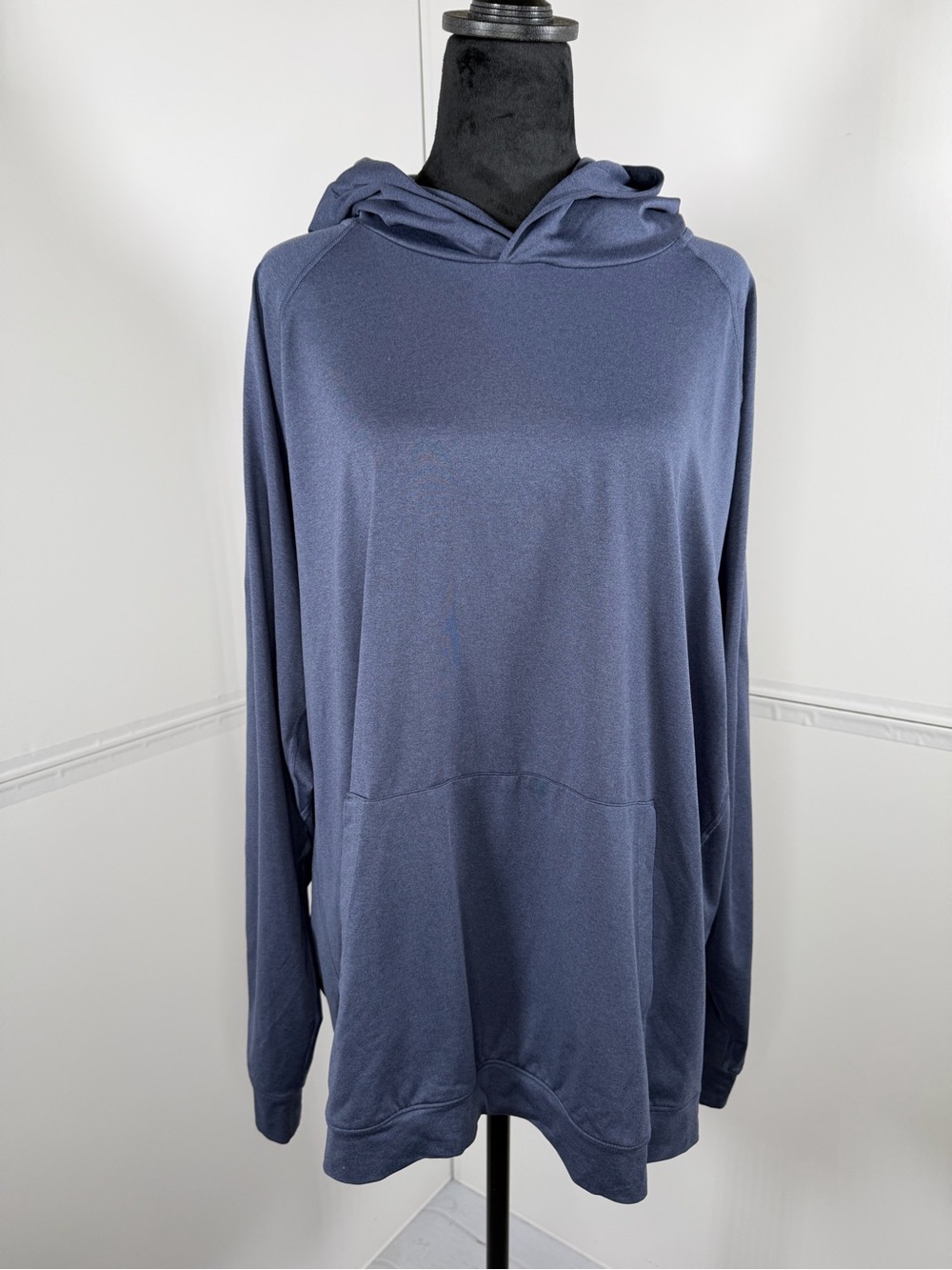 BRADY Blue Performance Hooded Pullover Shirt Size XXL